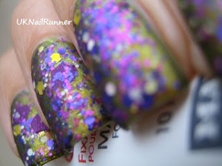 Crowstoes Cheshire over Chanel Peridot with Matt Topcoat Crowstoes Cheshire over Chanel Peridot with Matt Topcoat