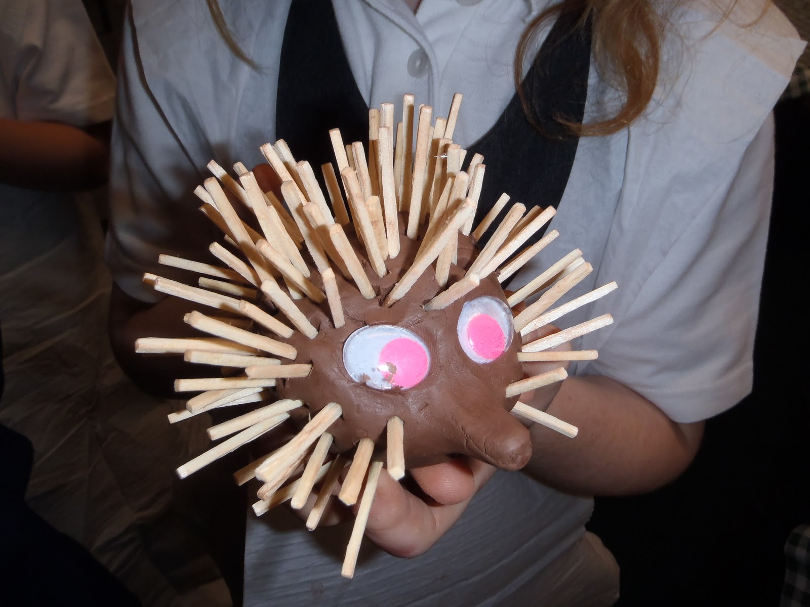 clay hedgehog