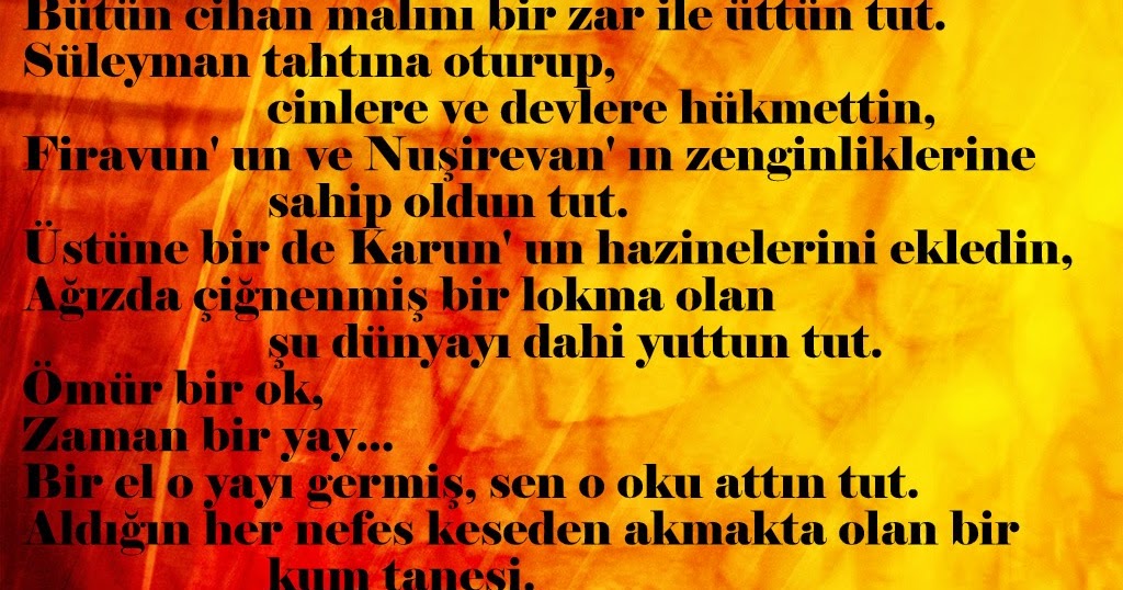 Kahve ve Kitap Kokusu… Tut/Yunus Emre