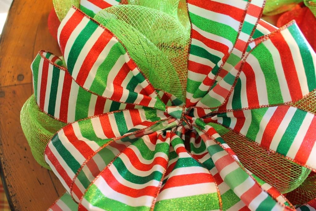 Make A Christmas Mesh Wreath Miss Kopy Kat