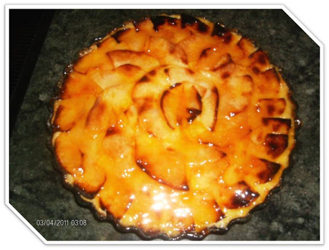 Tarta De Manzana Con Crema De Almendras
