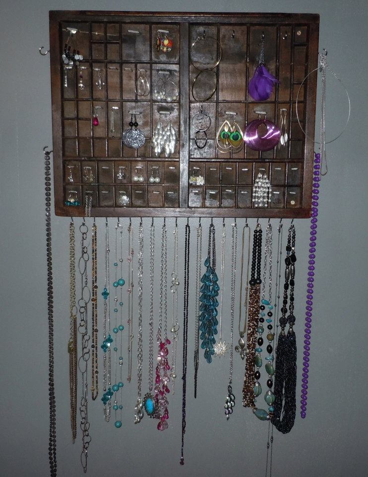 Because I Get Bored Pinterest Craft Jewelry Organizer