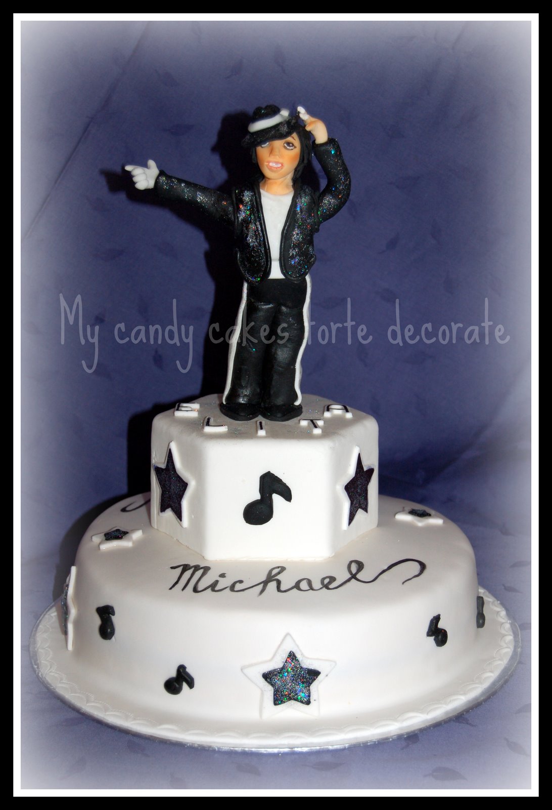 my candy cakes Michael Jackson cake Torta Michael Jackson