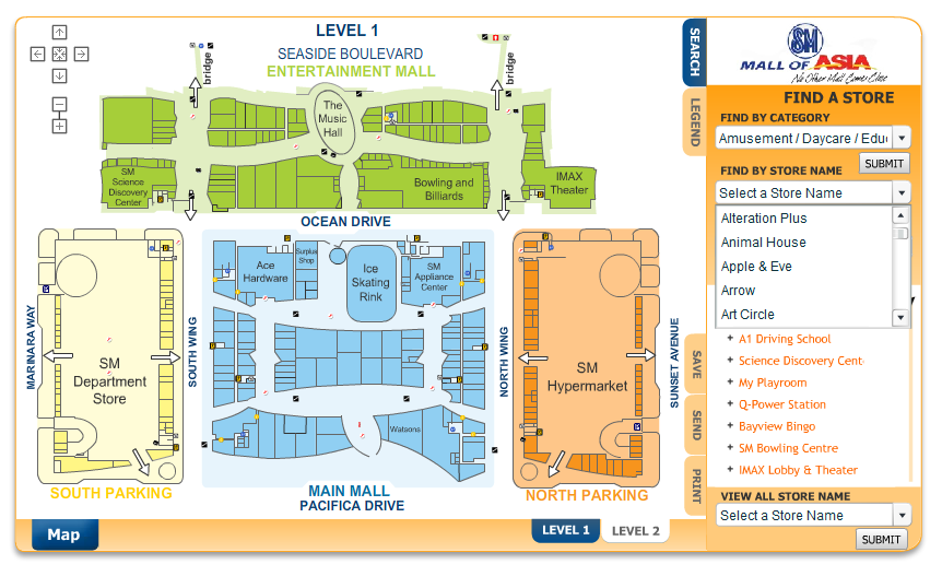 Sm Mall Of Asia Map Cinemergente