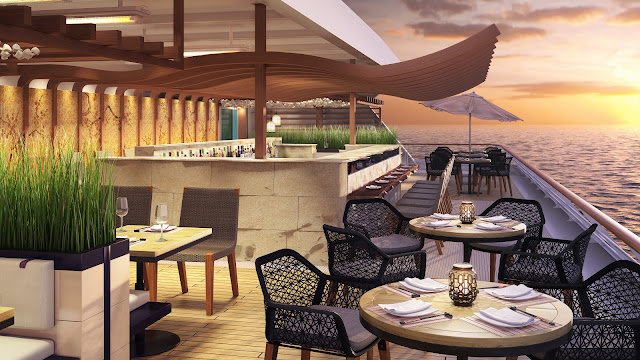 The new Pan Asian restaurant will offer a blend of Chinese, Japanese, Korean and Thai cuisine amidst al fresco dining setting at sea.