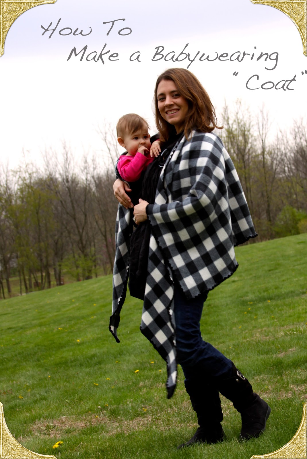 Walking with Dancers How to make a Baby Wearing "Coat"