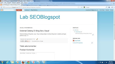 Cara Membuat Blog Gratis di Blogger - SEOBlogspot - Cara Membuat Blog Gratis di Blogger
