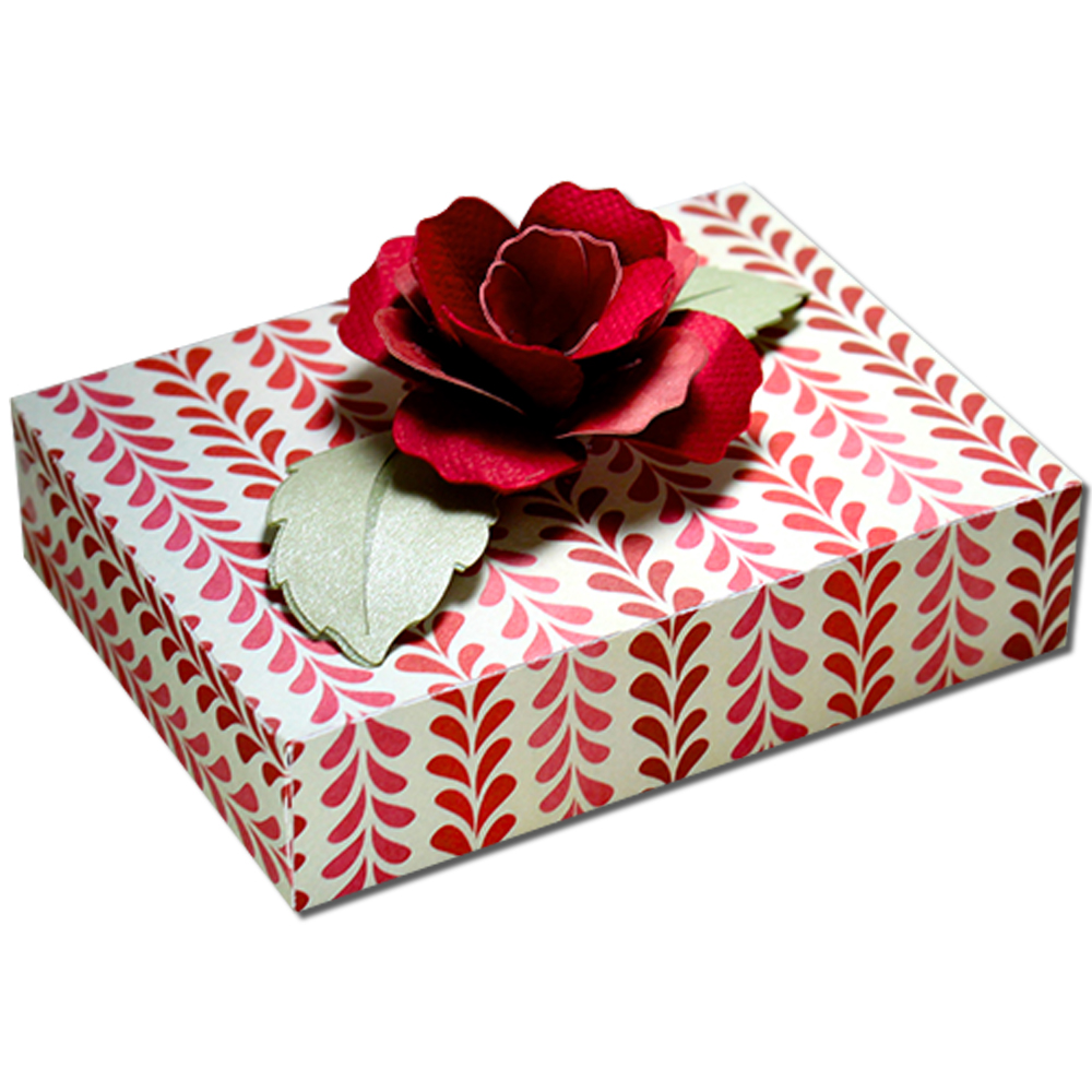 JMRush Designs 3D Rose Gift Card Box
