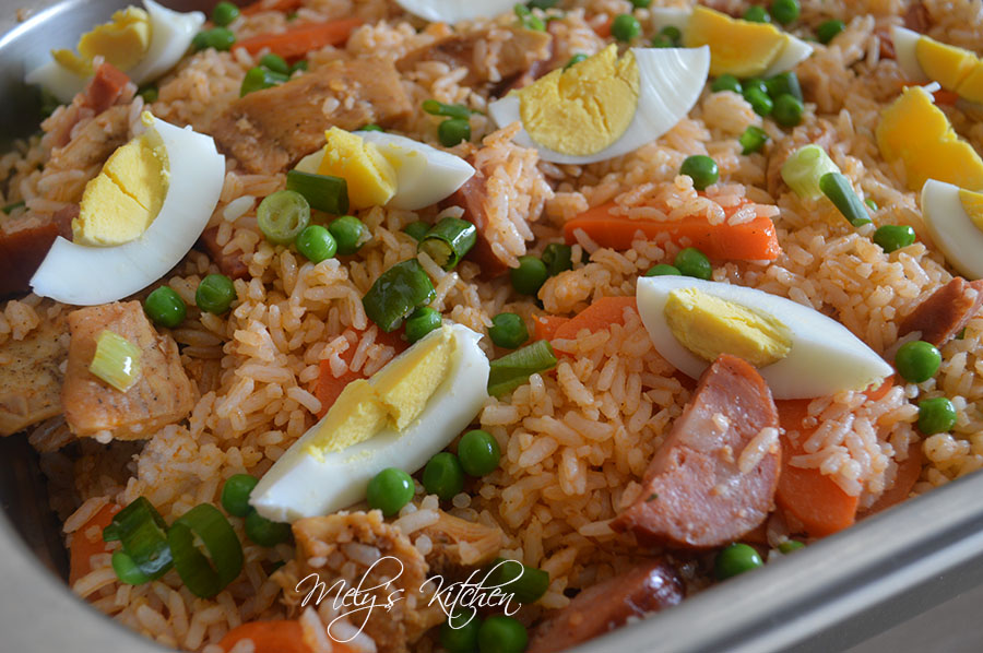 Mely's kitchen Fried Rice with Tomato Sauce