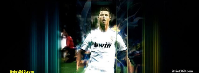 Ảnh bìa Facebook bóng đá - Cover FB Football timeline, Ronaldo CR7