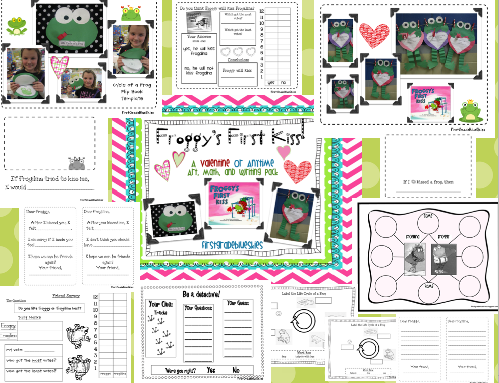 Froggy's First Kiss - First Grade Blue Skies