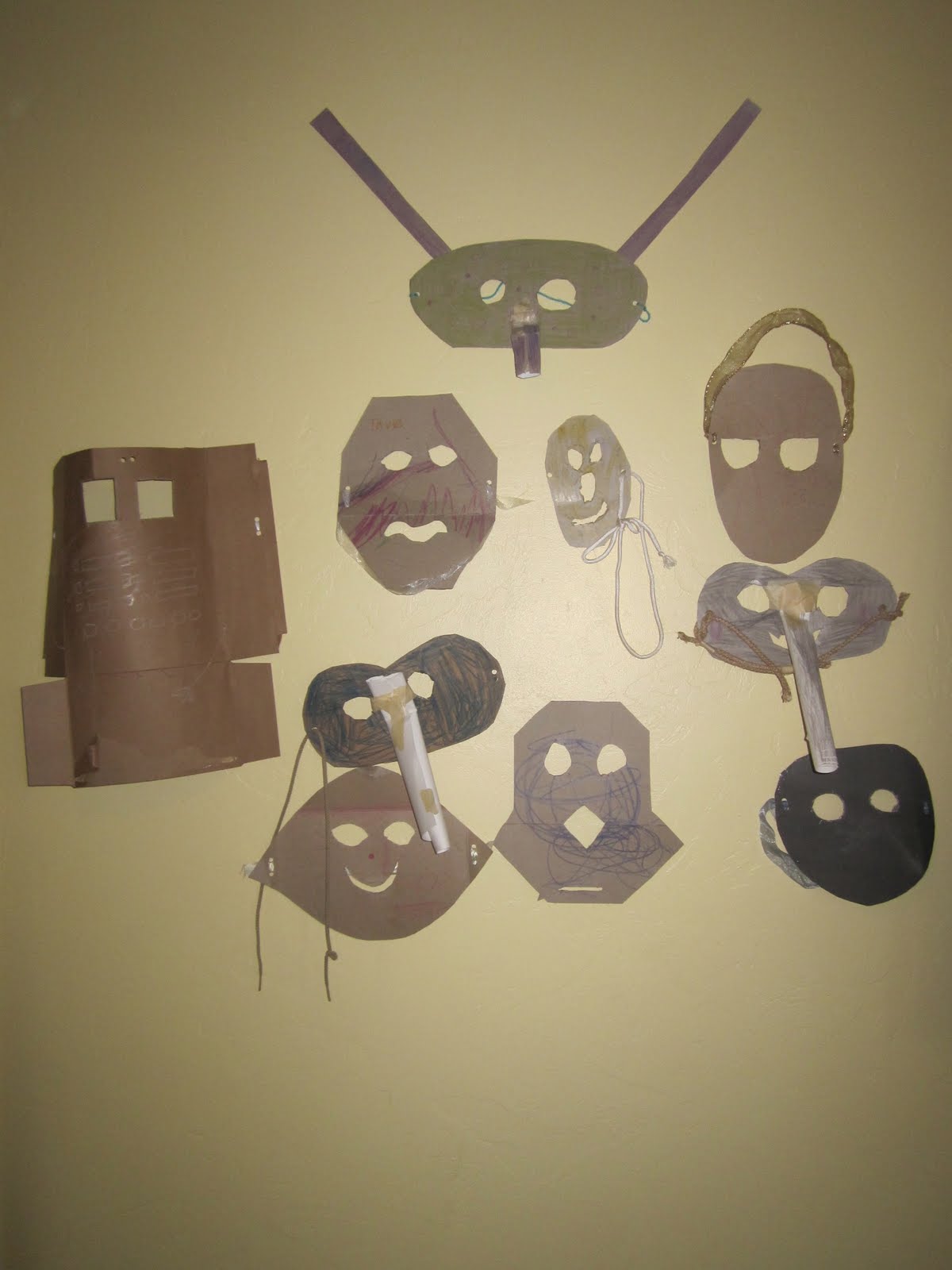cute african masks
