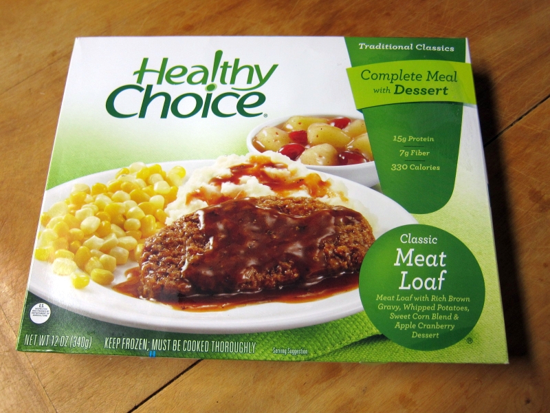 Frozen Friday Healthy Choice Classic Meatloaf Brand Eating