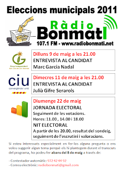 Programació especial Ràdio Bonmatí