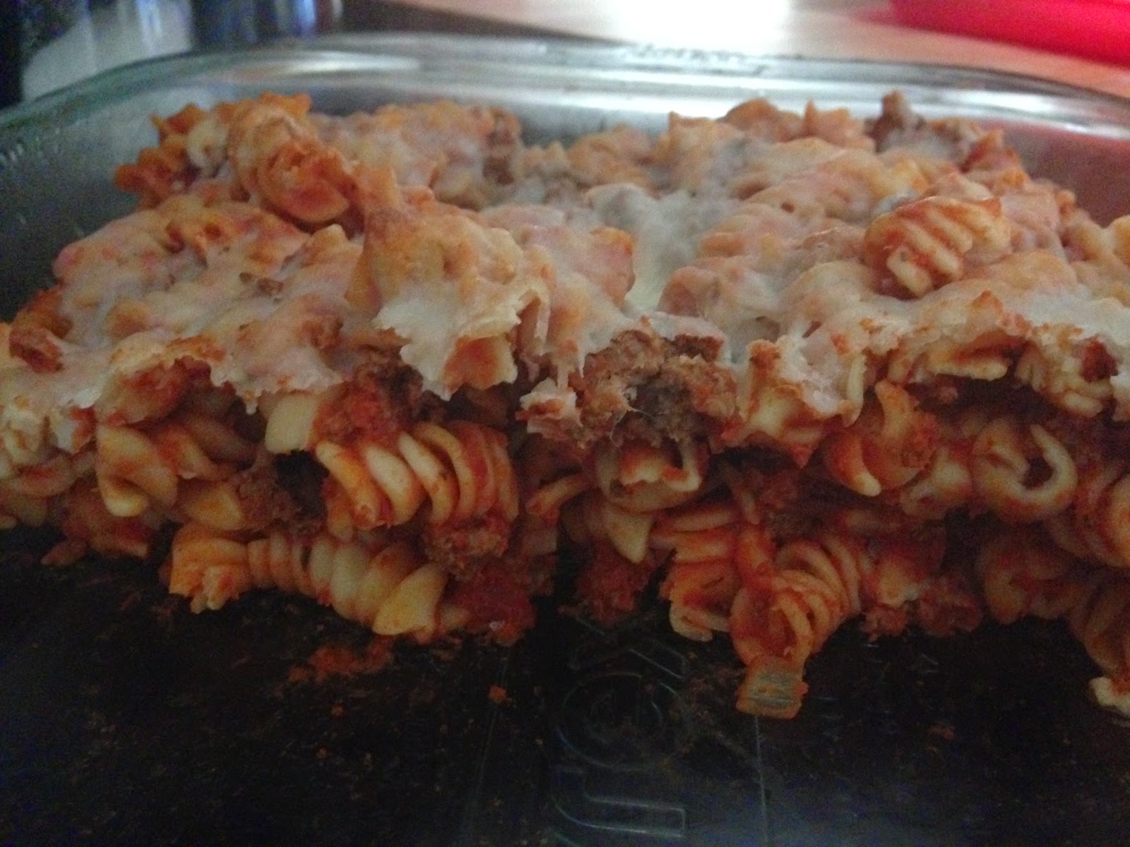 Ate it, now rate it! Ground Beef Spiral Pasta Bake