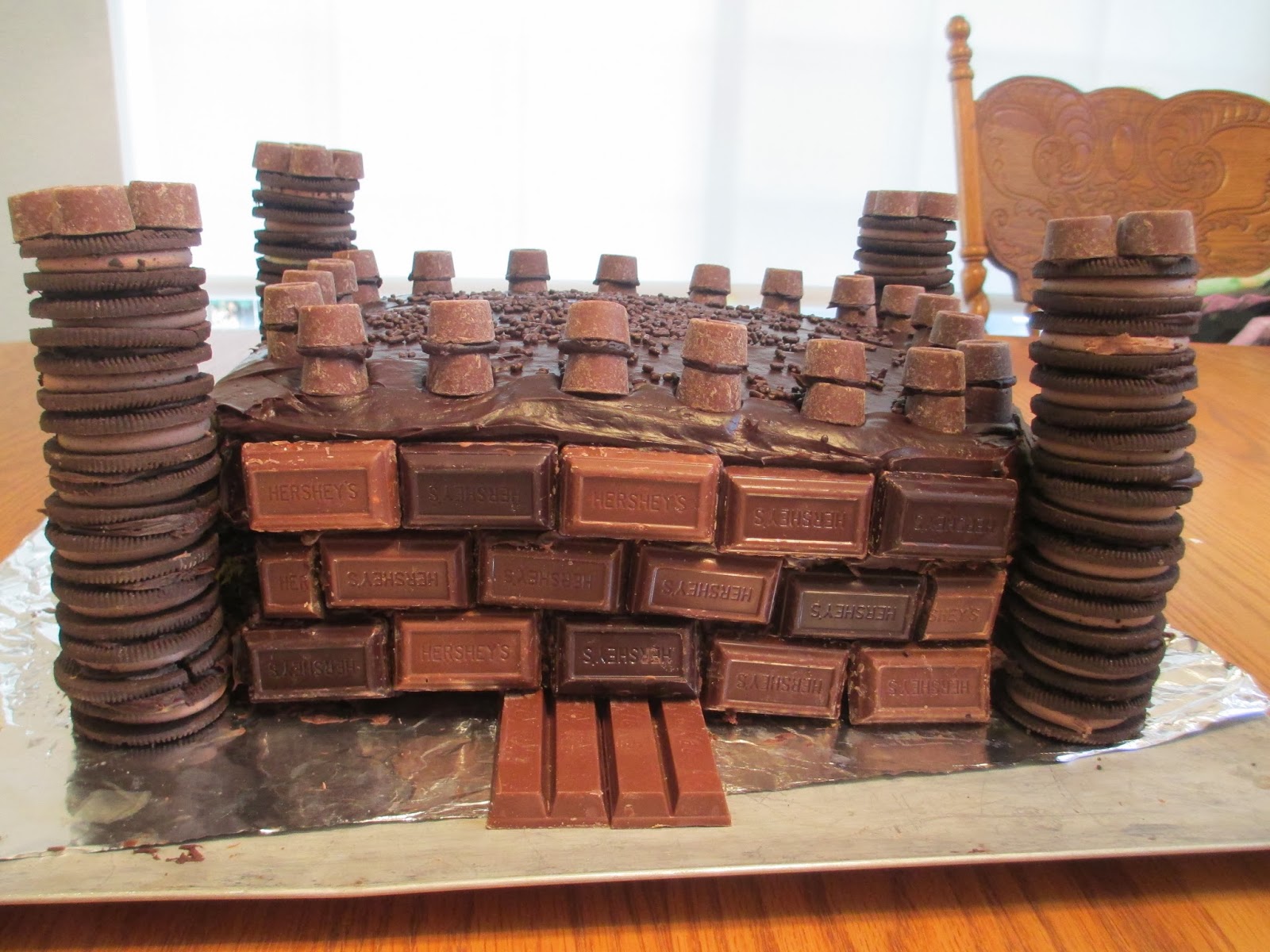 Dishing Up Books! Chocolate Cake Castle
