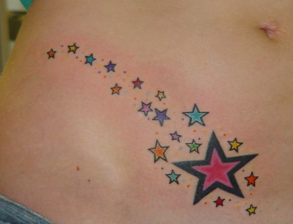 Stars Tattoo for Girls 2012