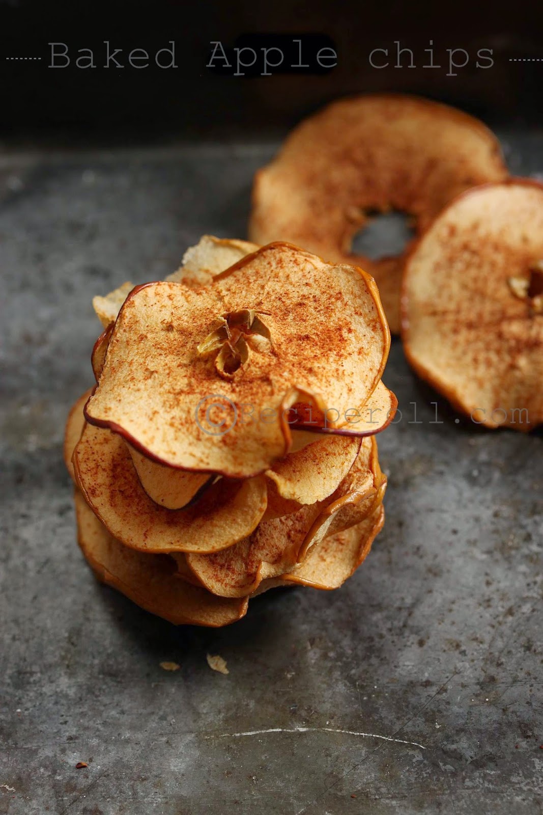 Baked Apple Chips Apple Cinnamon Chips