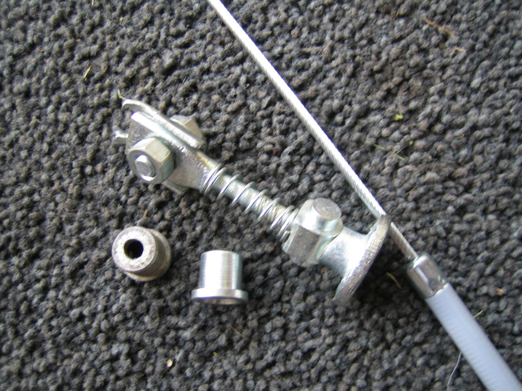 Lambretta Restoration Installing cables. Engine end only