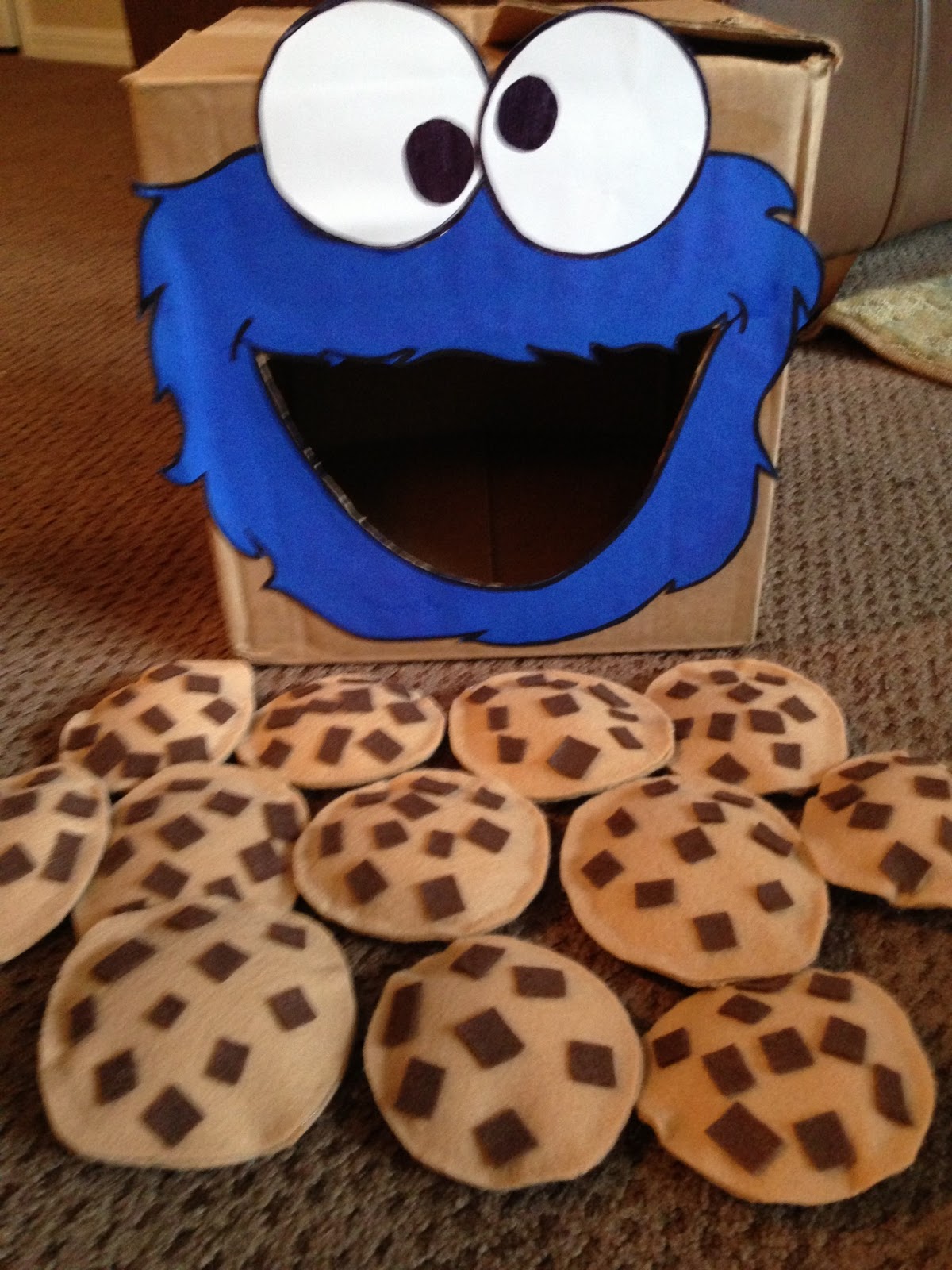 Teaching365 Day 52 Cookie Monster Bean Bag Toss
