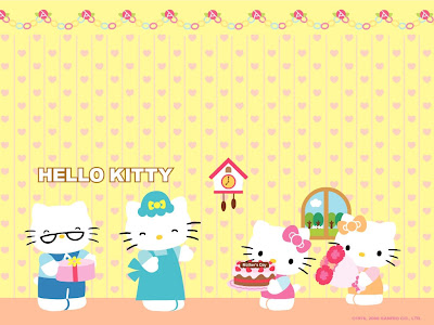 Animation Pictures Wallpapers: Hello Kitty Wallpapers