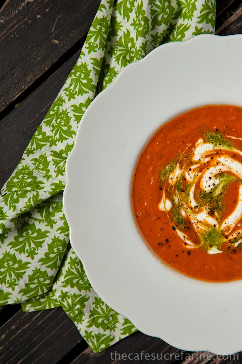 Roasted Tomato Basil Bisque