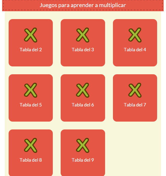 Beporoz növényt Megváltás résztvevő aprender las tablas de multiplicar