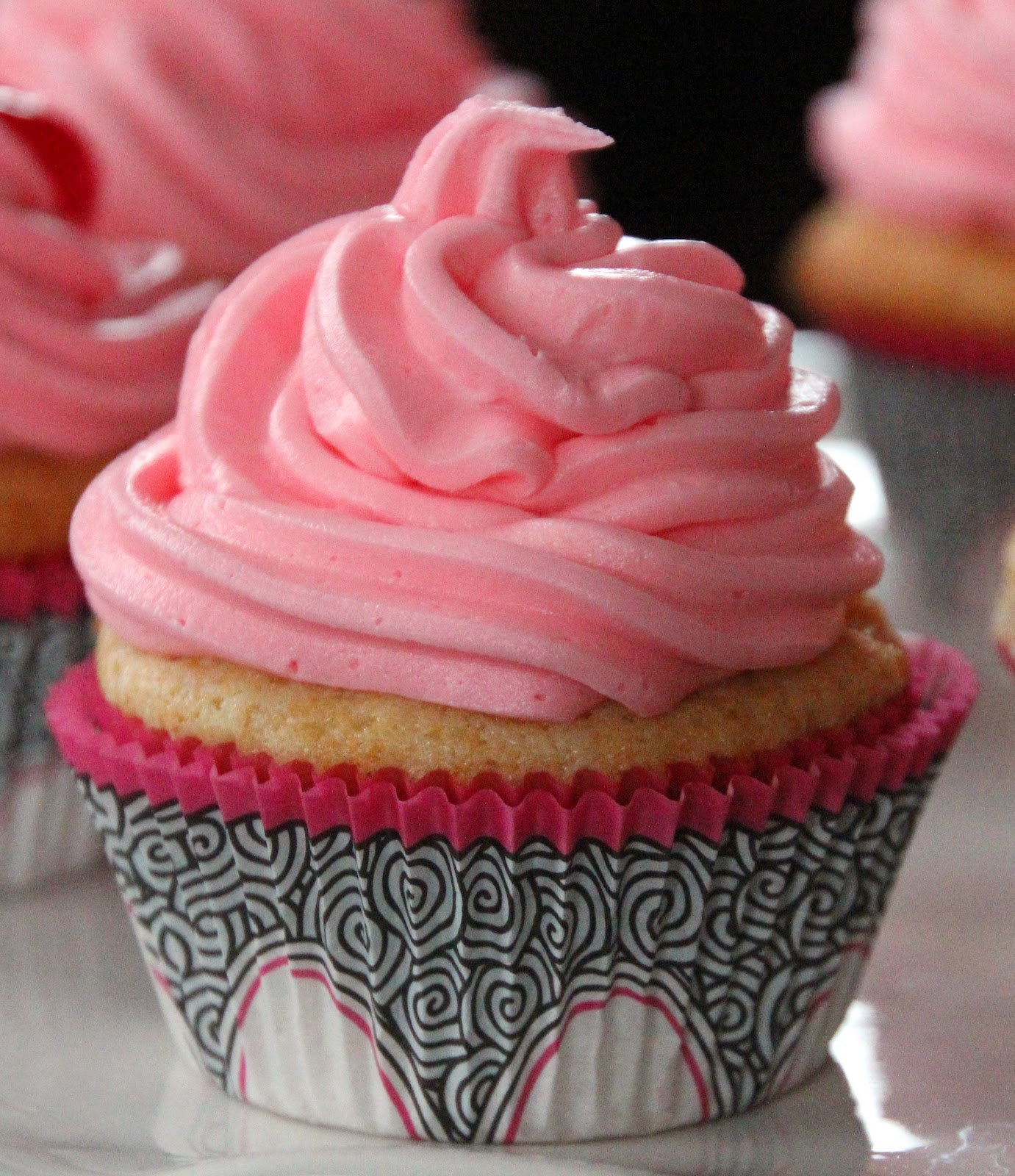 Life Is Sweets CherryAlmond Vanilla Cupcakes with Maraschino Cherry Icing