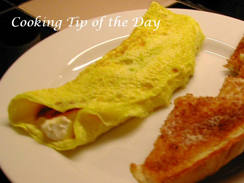 Cooking Tip of the Day Recipe Kid Friendly Cream Cheese and Jam Omelet