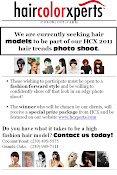 High Fashion Hair Models Wanted!