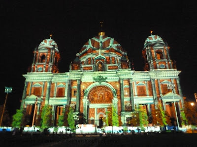 festival of lights, berlin, illumination, 2012, berliner dom