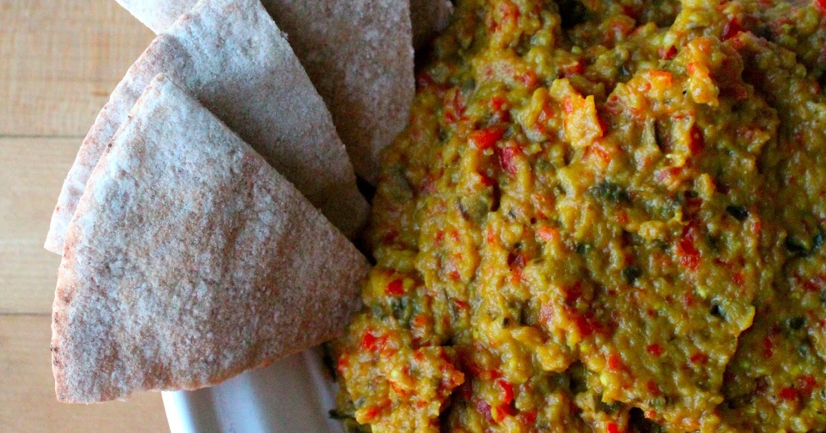 Carey On Lovely Moroccan Eggplant Red Pepper Dip
