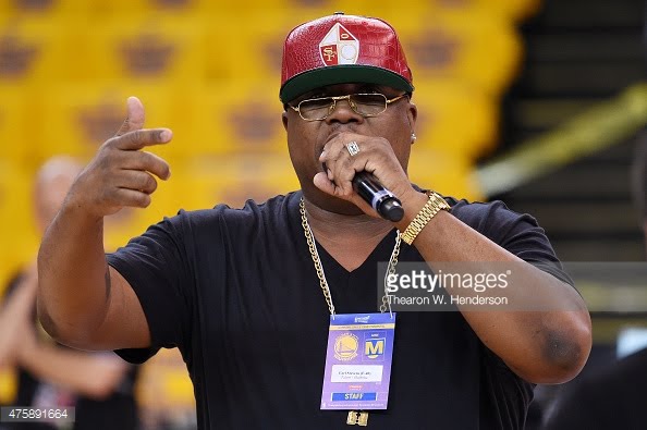 E-40 Performs At Halftime During NBA Finals (Game 1 of the NBA Finals between the Cleveland Cavalie