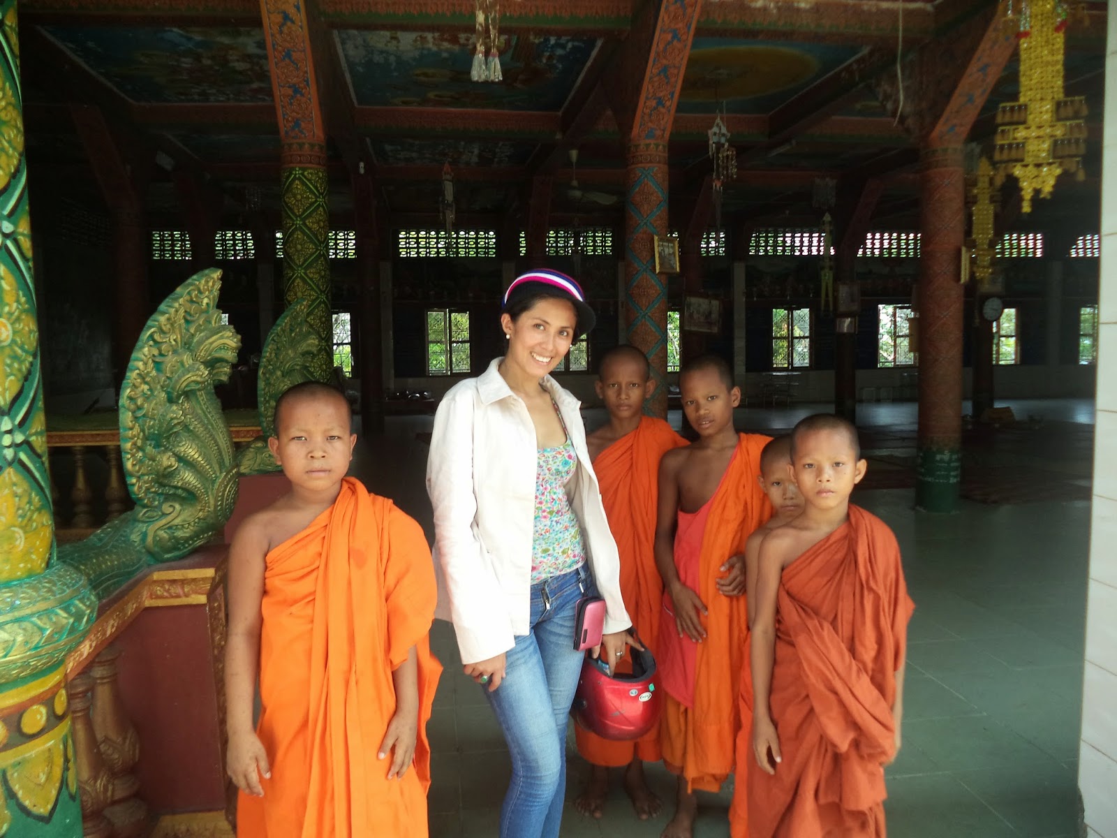 Chris and Meizel in Cambodia Phnom Tamao Zoo and Mountain