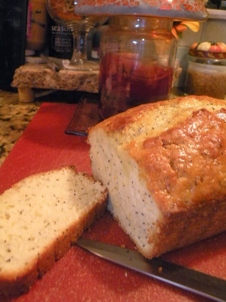 Winged Musings Tangerine Poppy Seed Bread