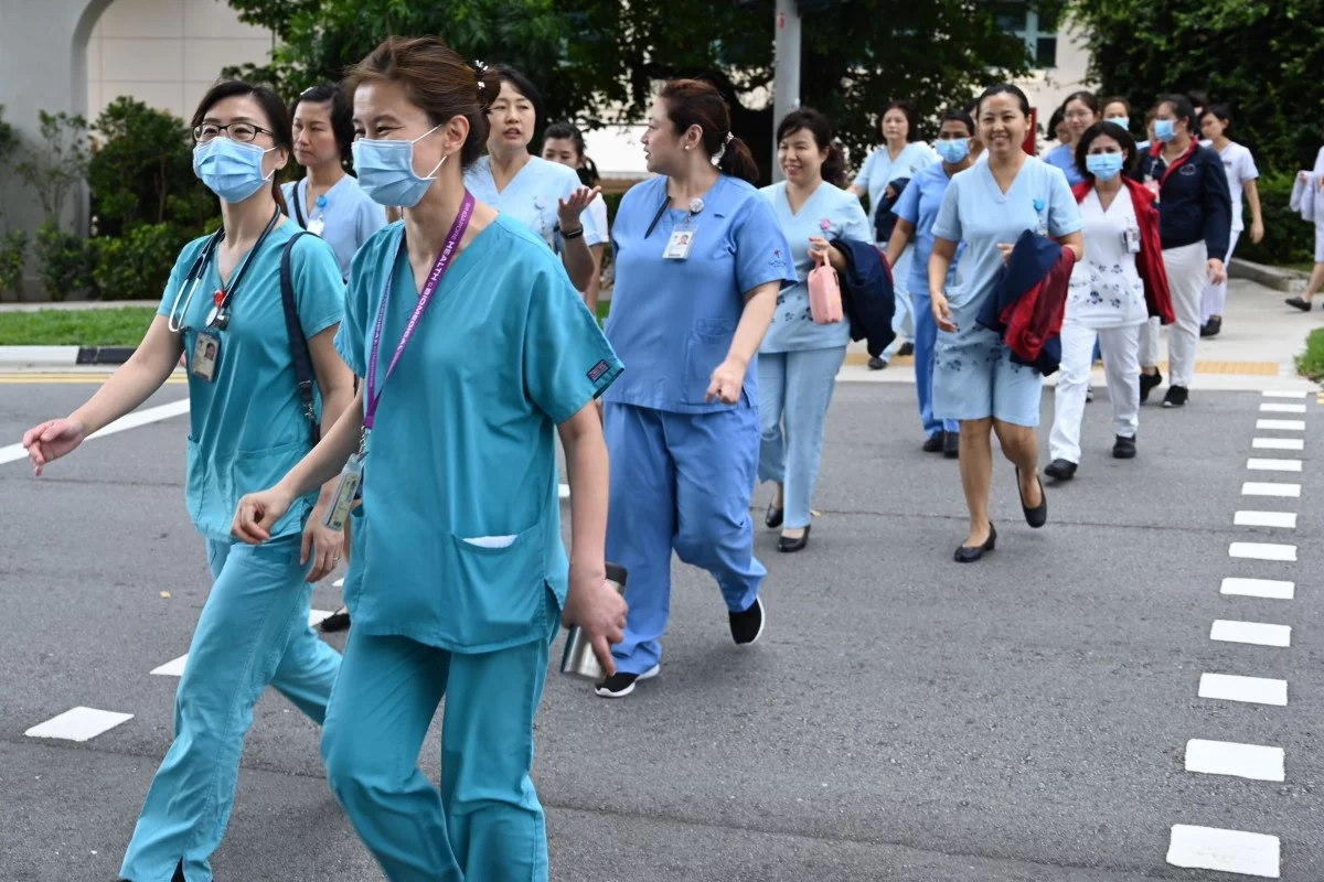 Why are there so few coronavirus infections in Singapore's health workers?, posted on Wednesday, 01 April 2020