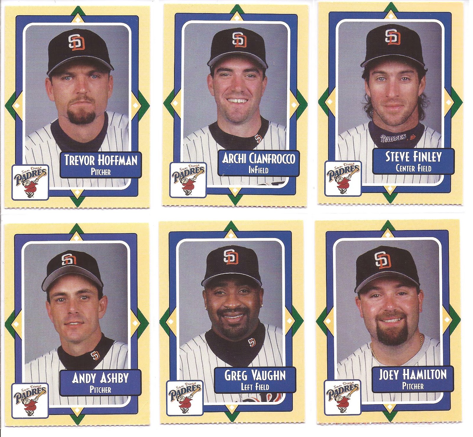 Bleedin' Brown and Gold: 1999 San Diego Padres MADD 23-card set