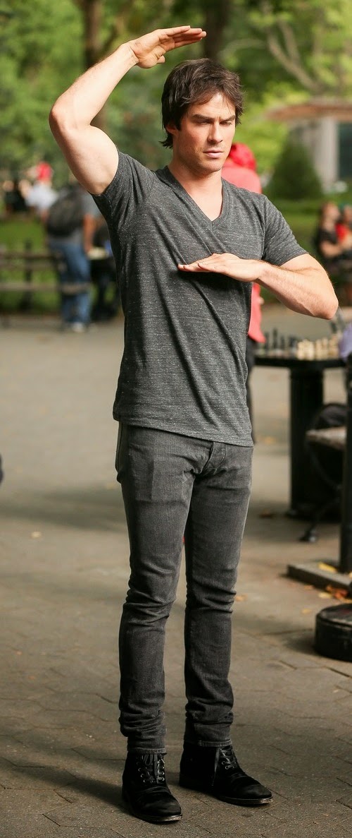 Ian Somerhalder Filming 'The Climate Reality Project' In