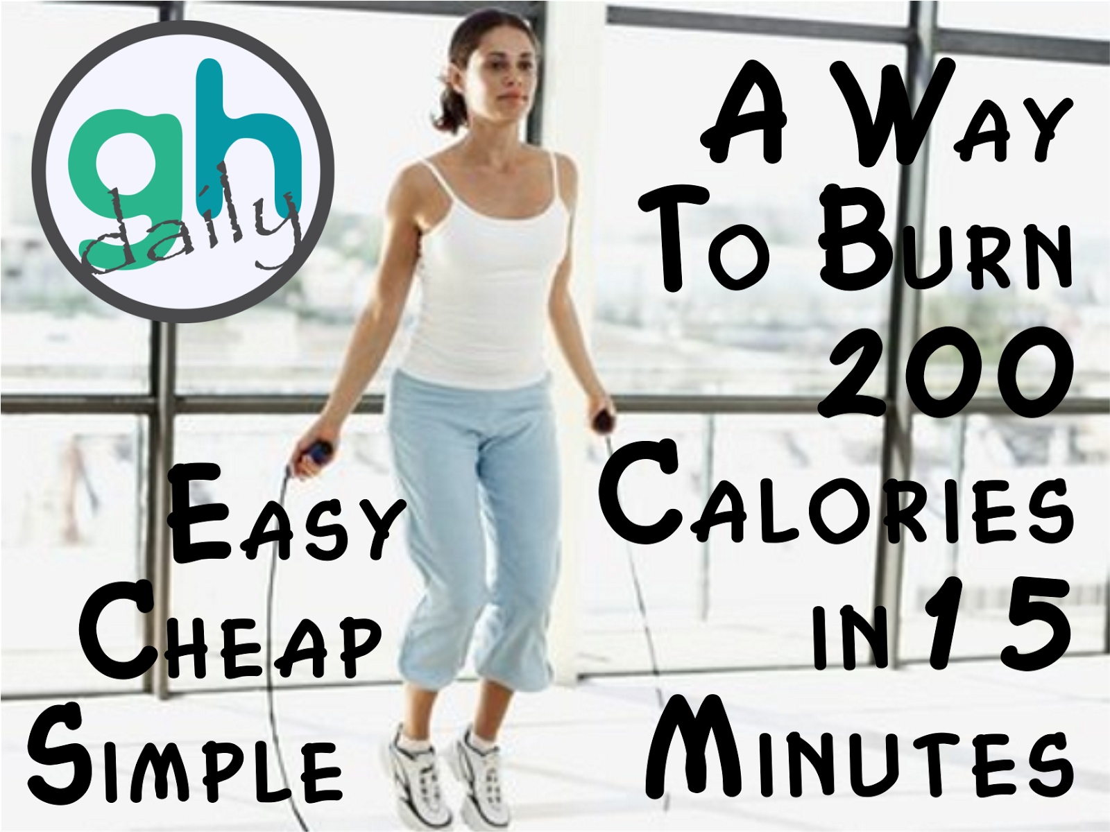 Green & Healthy Daily A Super Cardio Jumping Rope