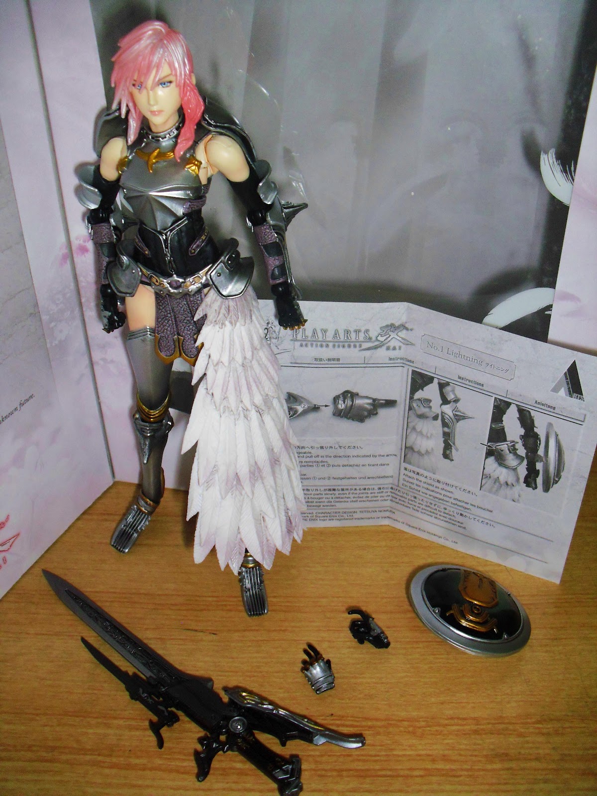 Angels and Summer Play Arts Kai Lightning Final Fantasy XIII2 Review