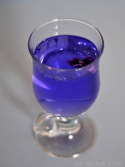 fiołkowy sok, fiołki,