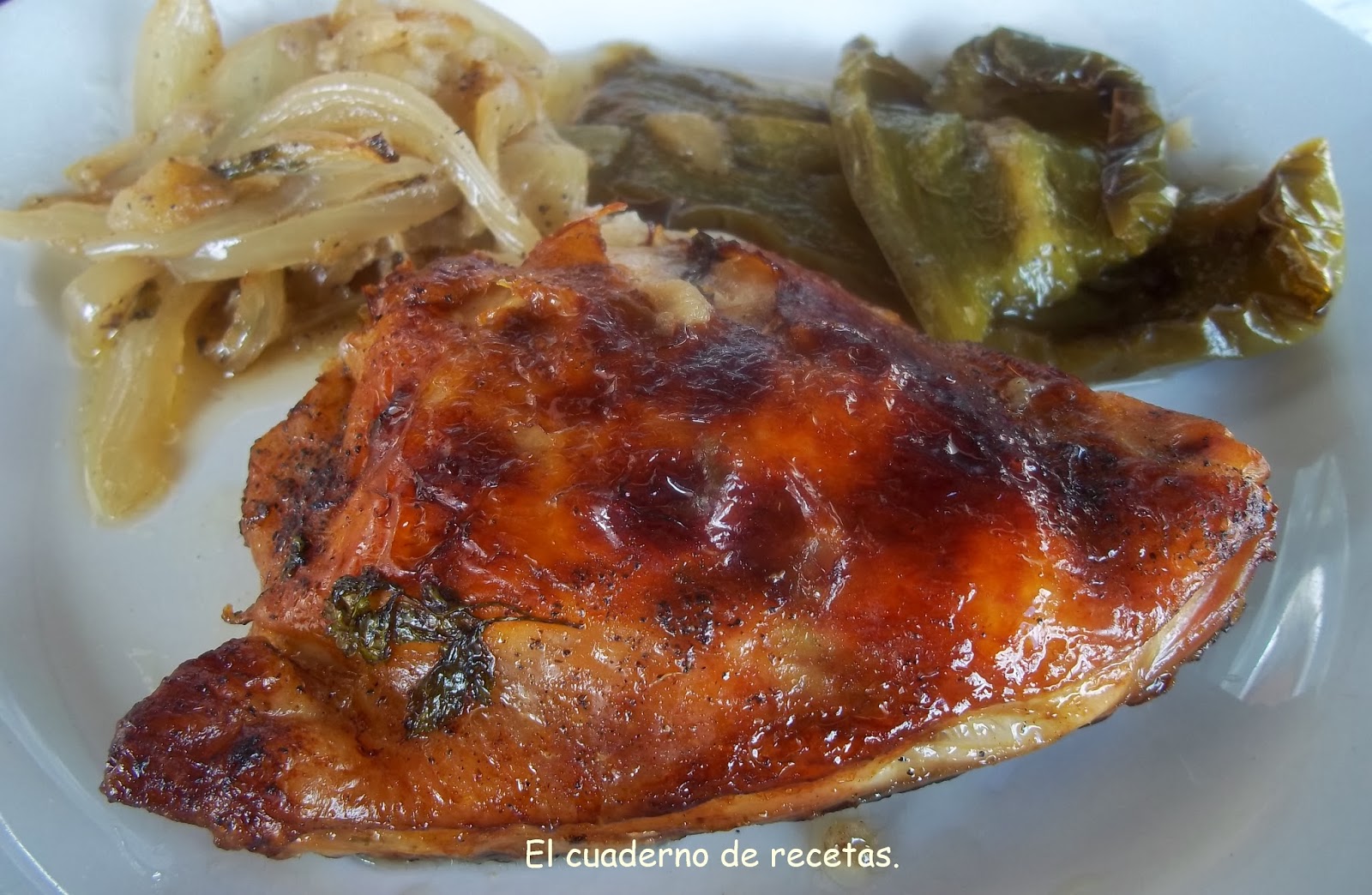 Pollo Al Horno {con Manzanas Y Verduras}
