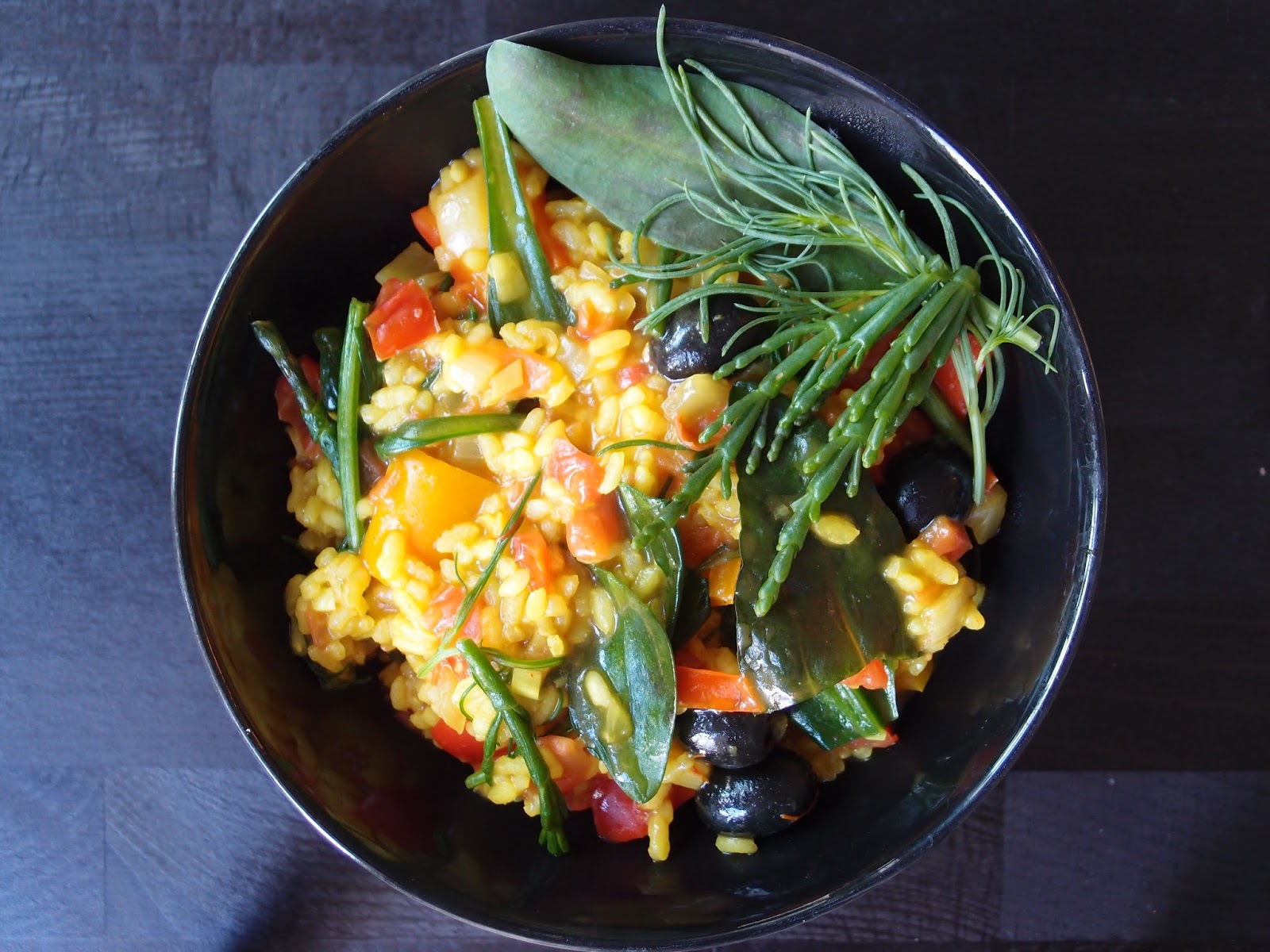The VegHog Sea vegetable paella