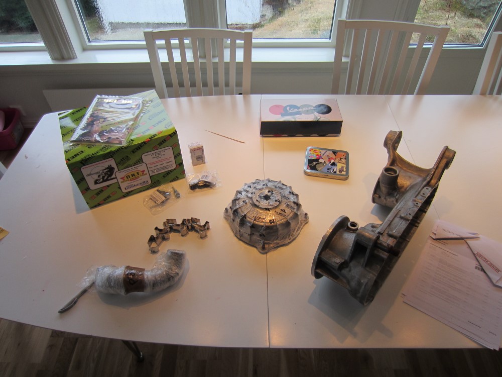 Lambretta Sx200 Kickstart  - I Also Got The Mb Developments High Quality Rear Brake Pedal, Much Nicer Than The Original.