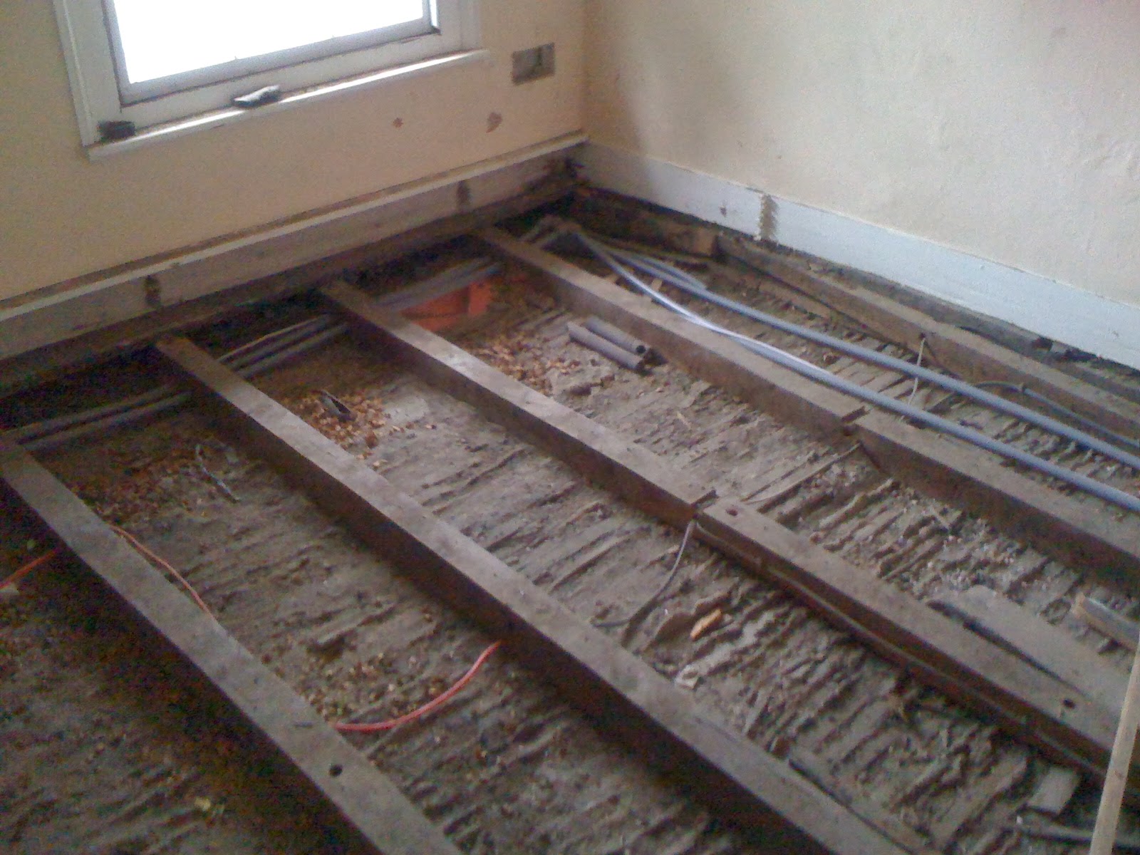 Radnor House Under the floorboards...