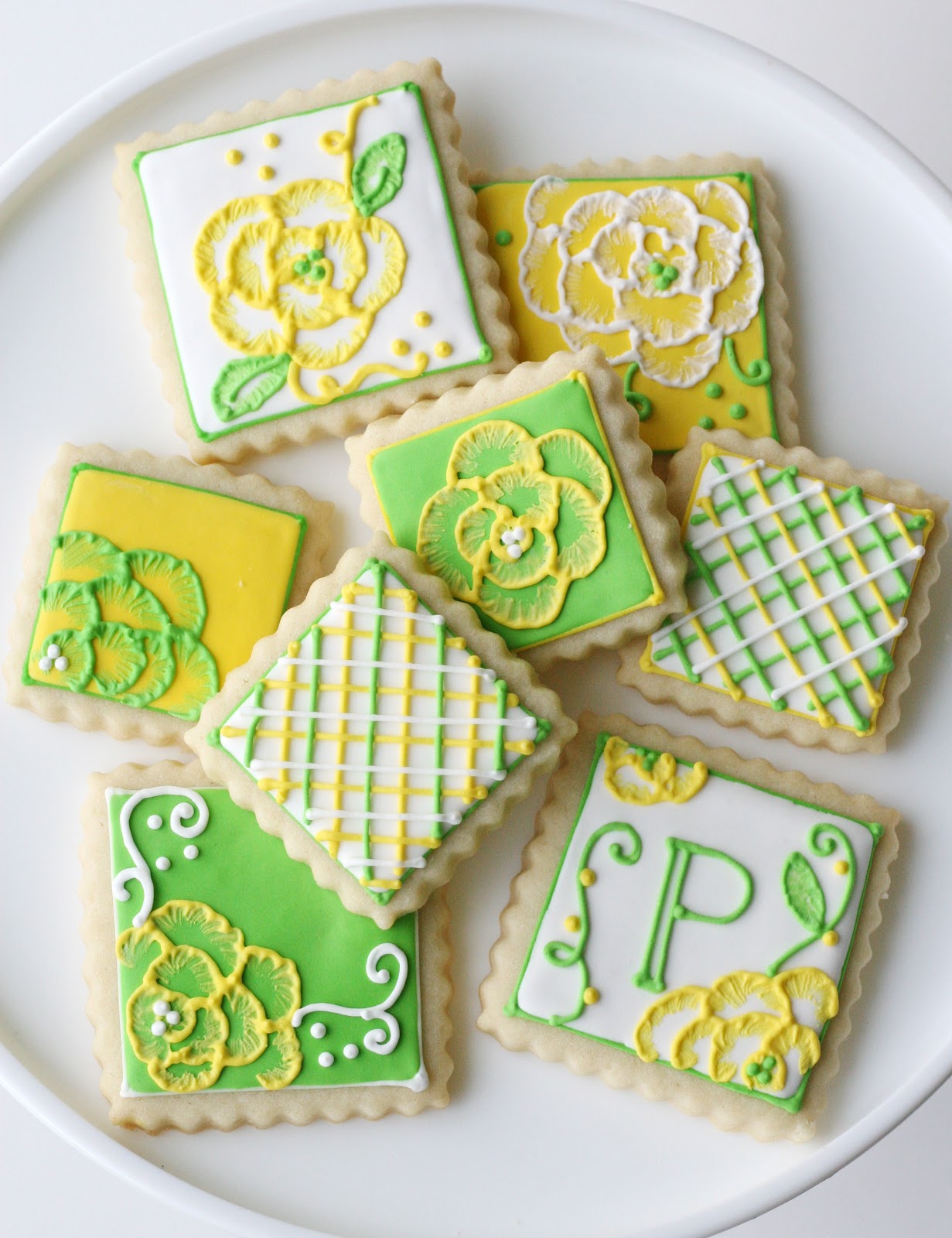 Decorated Shamrock Cookies