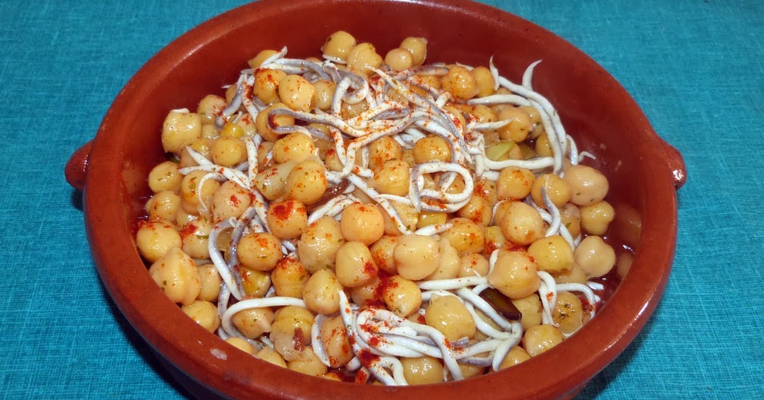 Rebañar hasta acabar Garbanzos con gulas