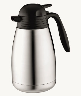Silver Stainless Steel Stainless Steel Coffee Pot 1000 ml