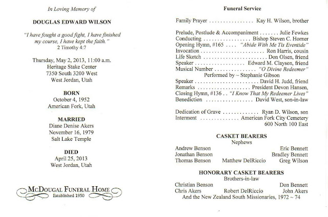 catholic funeral program