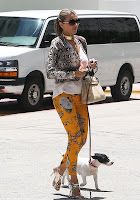 Rita Rusic spotted in Miami weearing Tight Yellow Pants